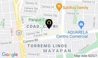 Mapa de Seguridad & Video Ltda en Cali