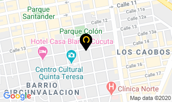 Mapa de Seguridad Electronica Cyc en Cúcuta