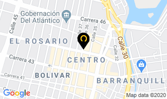 Mapa de Seguro Social en Barranquilla