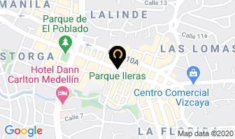Mapa de Seguros Medicos Internacionales Ltda en Envigado
