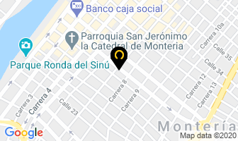 Mapa de Segurtronic Ltda. en Montería
