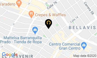 Mapa de Seiner Ltda. en Barranquilla