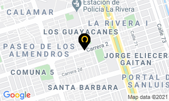 Mapa de Seleccionadora De Papa La Rivera en Cali