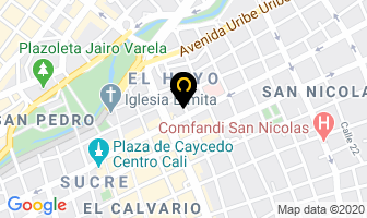 Mapa de Sellos De Caucho William Mora en Cali