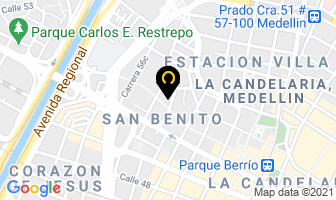 Mapa de Sellos Jarka en Medellín