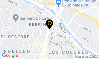 Mapa de Semex Colombia Ltda. en Medellín