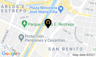 Mapa de Sena en Medellín