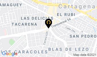 Mapa de Señales Rápidas Del Caribe en Cartagena