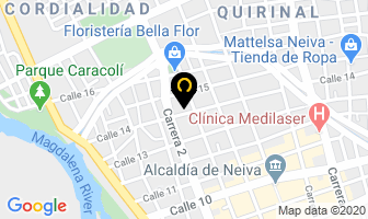 Mapa de Señalización Nacional en Neiva