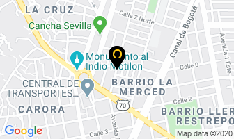 Mapa de Senautos Del Norte en Cúcuta