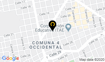 Mapa de Ser Envios en Bucaramanga
