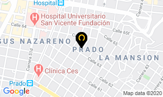 Mapa de Serad en Medellín