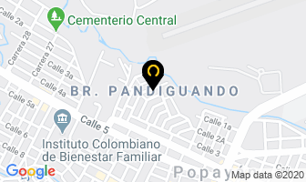 Mapa de Serbiomédicos en Popayán