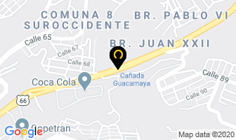 Mapa de Sercol Electrodomésticos en Bucaramanga