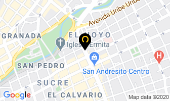 Mapa de Sercolombia en Cali