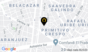 Mapa de Seresa Yale en Cali