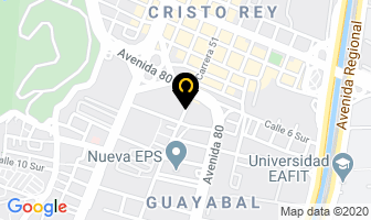 Mapa de Seresa Yale en Medellín