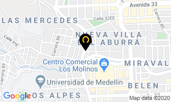 Mapa de Sergio Mondragon en Medellín