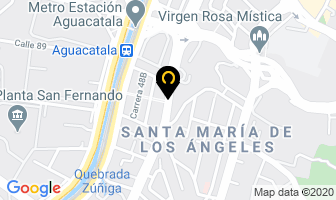 Mapa de Sergio Restrepo Natación en Medellín