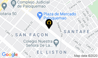 Mapa de Serlincoln en Bogotá D.C