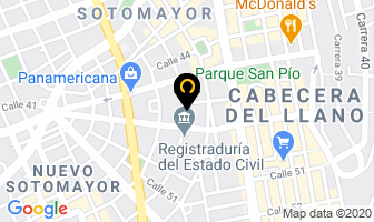 Mapa de Sermarketing en Bucaramanga