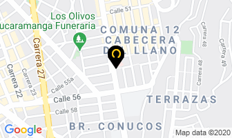 Mapa de Serrano Joerger German en Bucaramanga