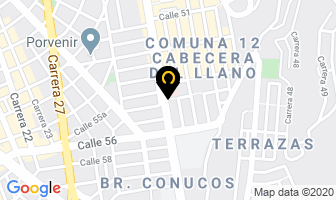 Mapa de Serrano Joerger Javier Adolfo en Bucaramanga