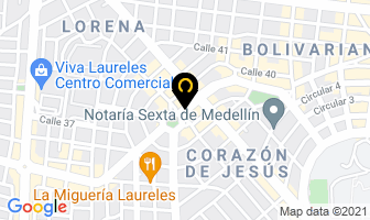 Mapa de Serteg Ltda. en Medellín