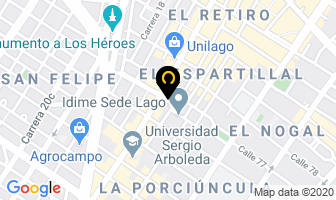 Mapa de Sertempo en Bogotá D.C