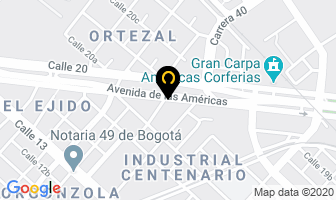 Mapa de Servex International S.a. en Bogotá D.C