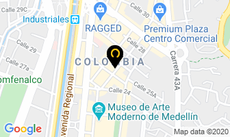 Mapa de Servi Chevrolet en Medellín
