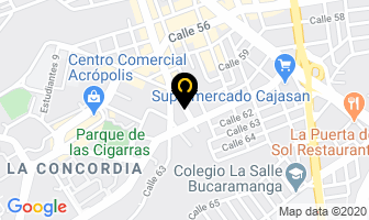 Mapa de Servi Excel en Bucaramanga
