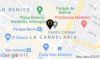 Mapa de Servi Exequiales en Medellín