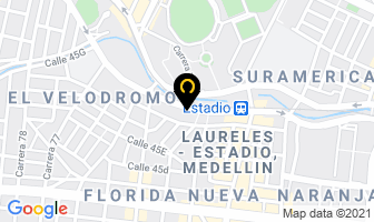 Mapa de Servi-papa en Medellín