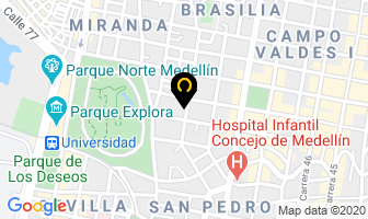 Mapa de Servi-singer en Medellín