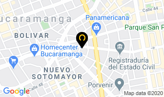 Mapa de Servi Sony en Bucaramanga