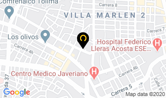 Mapa de Servi-telerredes en Ibagué