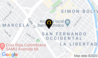 Mapa de Servi T.k. Autolavado J & E en Bogotá D.C