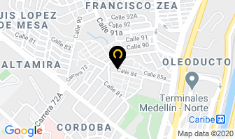 Mapa de Servi-togas en Medellín