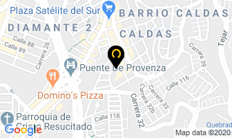 Mapa de Servicar El Dorado en Floridablanca