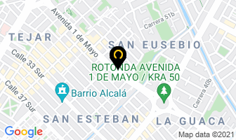 Mapa de Service Center en Bogotá D.C