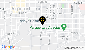 Mapa de Servicentro Aguas Claras en Aguachica