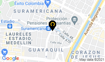 Mapa de Servicentro Alistar en Medellín