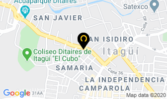 Mapa de Servicentro Archimotos en Itaguí