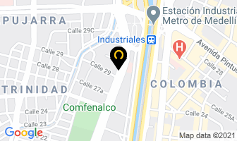 Mapa de Servicentro Caldas en Medellín