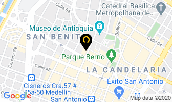 Mapa de Servicentro La Cascada en Medellín