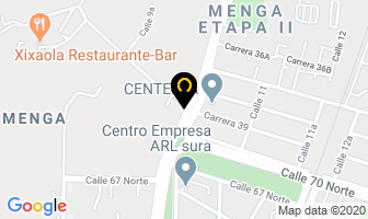 Mapa de Servicentro Menga S.a. en Cali