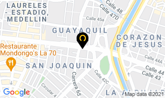 Mapa de Servicentro Naranjal en Medellín