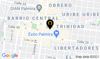 Mapa de Servicentro Orient en Palmira