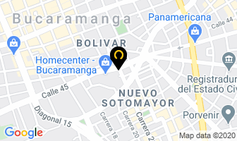 Mapa de Servicentro Profi Autos en Bucaramanga